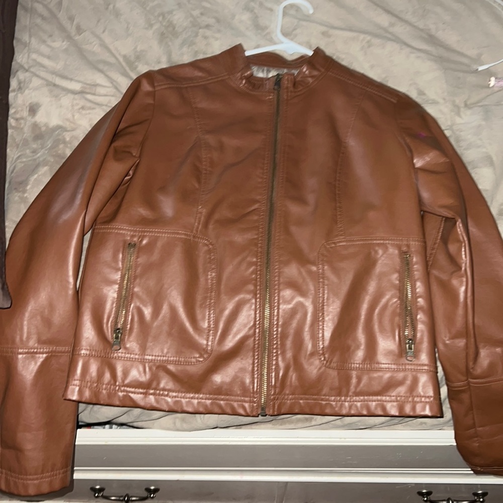 Faded glory  leather jacket